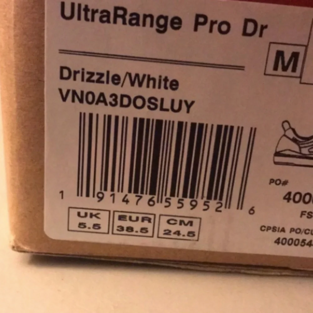 Vans UltraRange Pro Dr Drizzle White Grey Suede Skate Shoes VN0A3DOSLUY Mens 6.5 - Picture 7 of 7